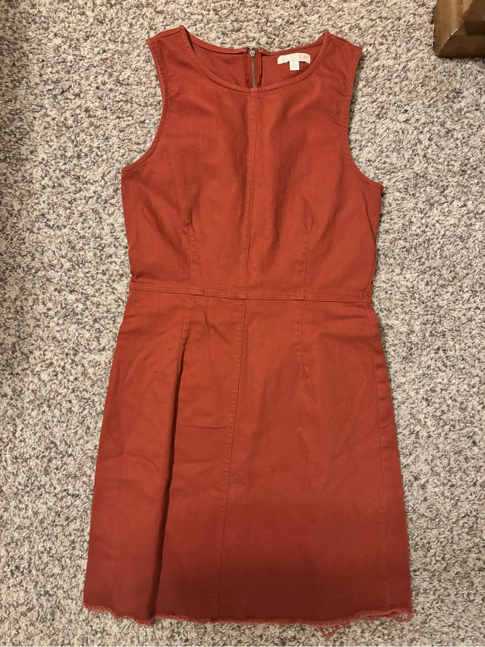 BDG Sleeveless Dress in Burnt Orange
